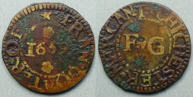Chichester, Fran Goater 1659 farthing